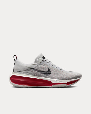 Nike Invincible 3 White / Fire Red / Cement Grey / Black Running Shoes