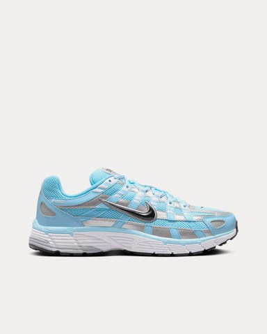 Nike P-6000 Aquarius Blue / Metallic Silver / White / Black Low Top Sneakers