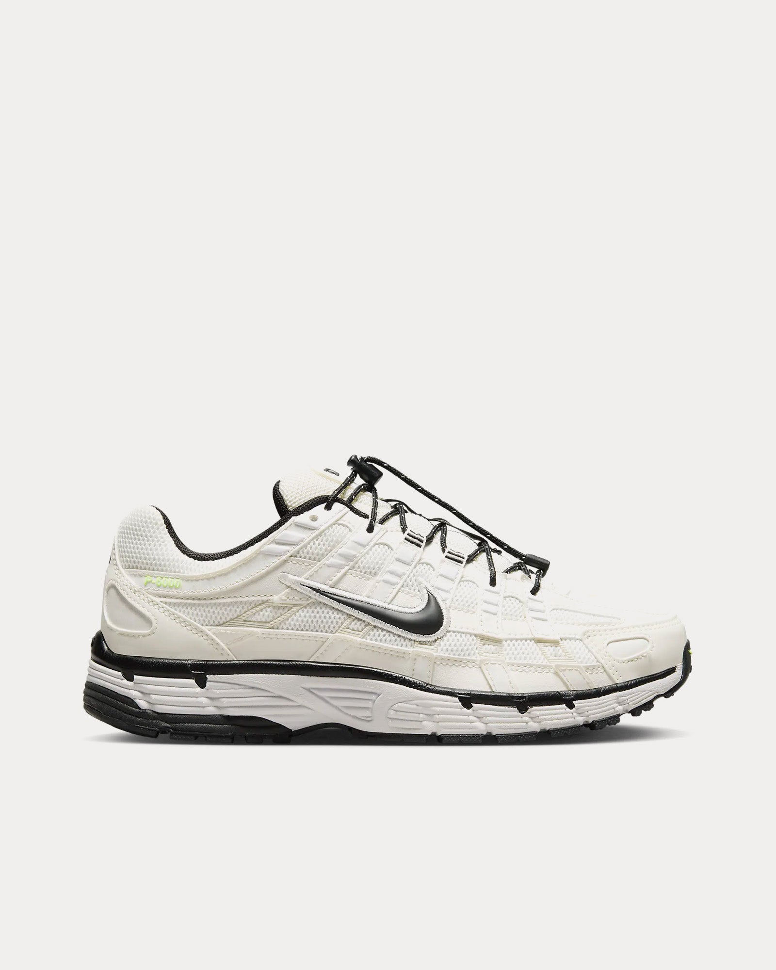 Nike P-6000 Sail / Lime Blast / Reflect Silver / Black Low Top Sneakers - 1