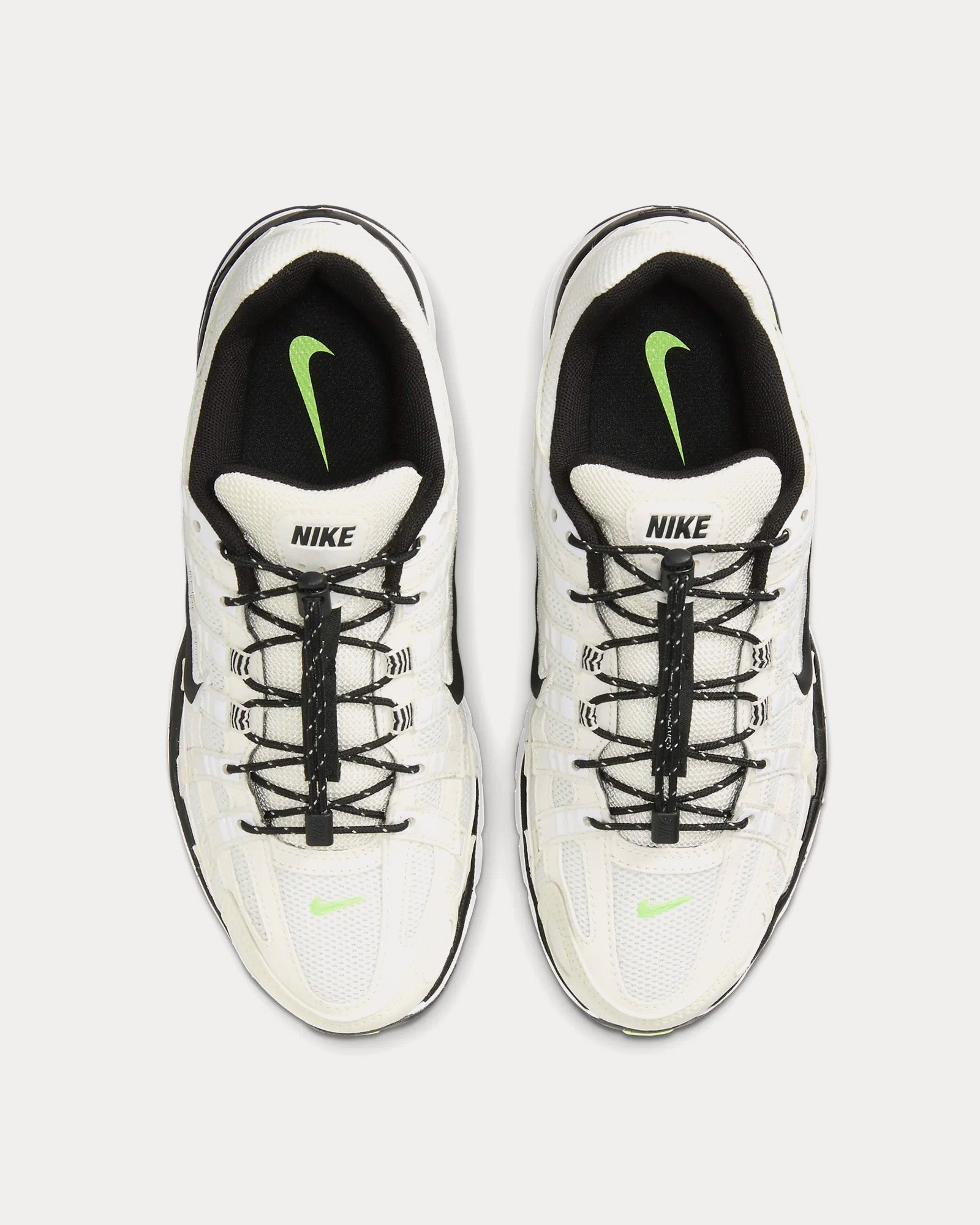 Nike P-6000 Sail / Lime Blast / Reflect Silver / Black Low Top Sneakers - 2