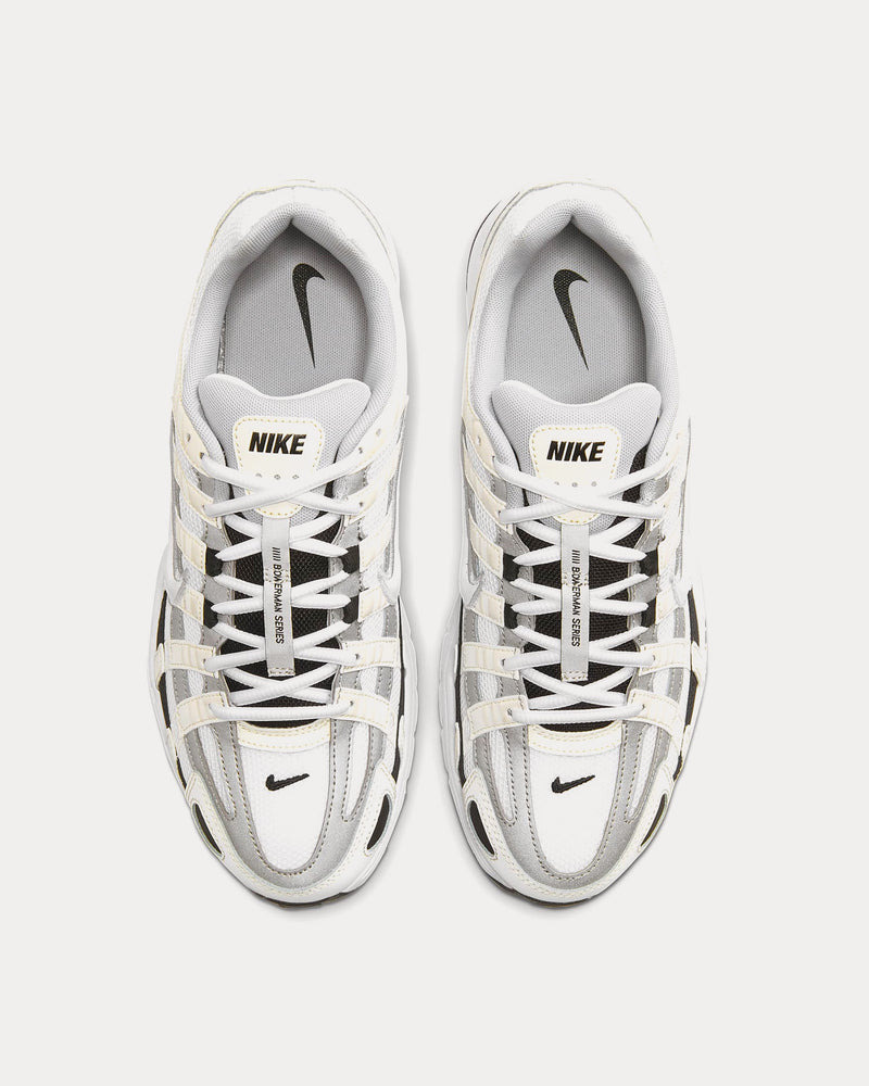 Nike P-6000 Sail / Wolf Grey / Metallic Silver / White Low Top Sneakers - 2