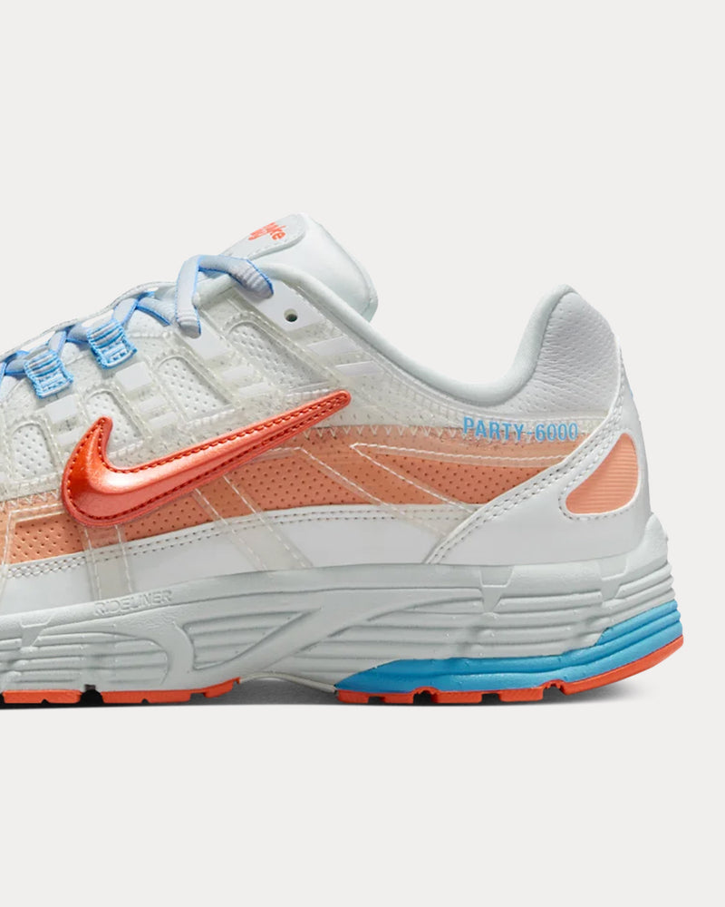 Nike Party-6000 Summit White / Apricot Agate Low Top Sneakers - 4