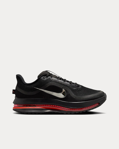 Nike Pegasus Premium Black / Bright Crimson / Metallic Silver Running Shoes