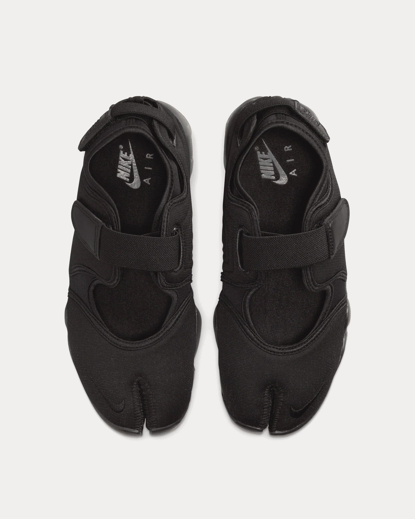 Nike Air Rift Black / Black / Cool Grey Slip On Sneakers - 2