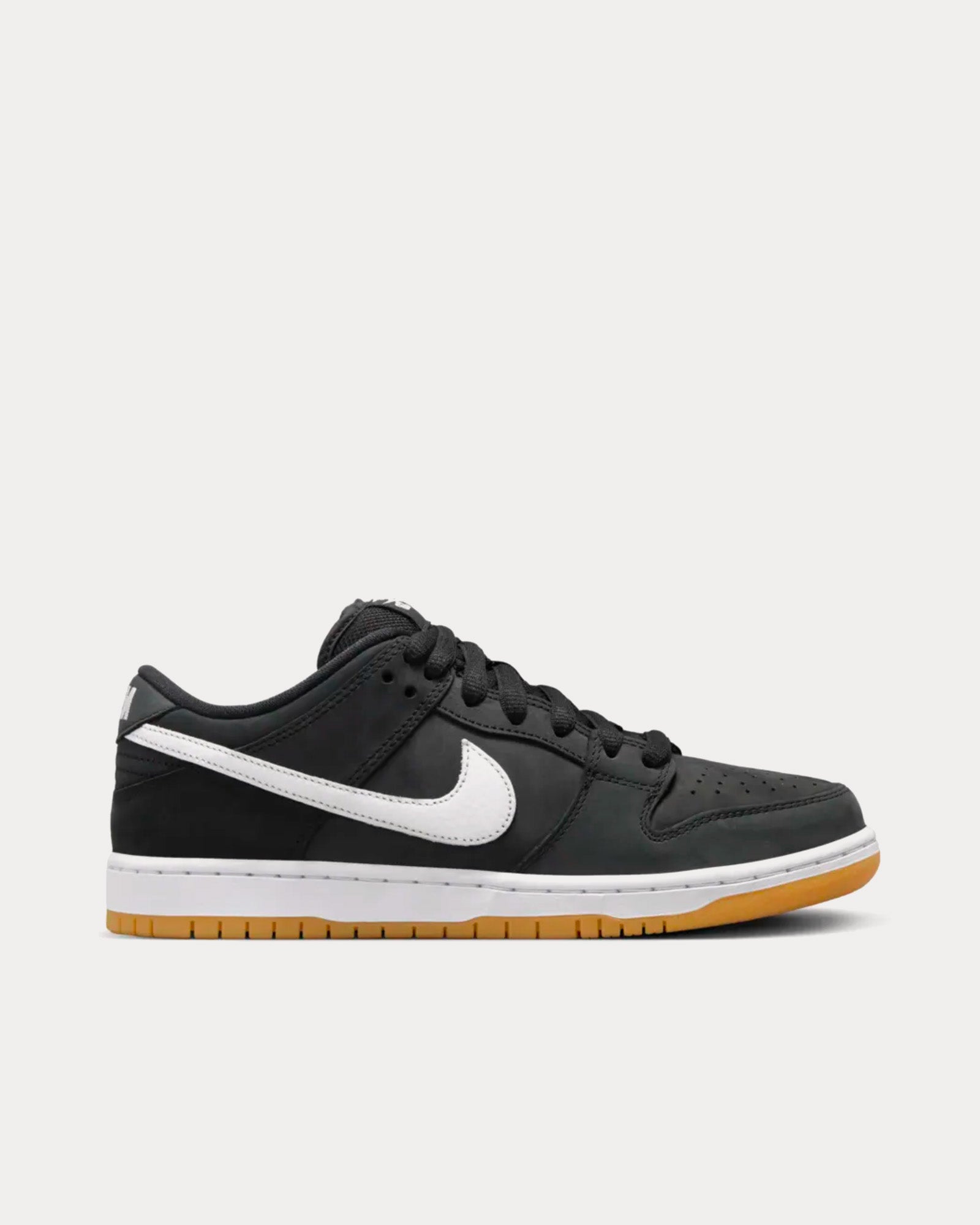 Nike SB Dunk Low Black / Gum Light Brown Low Top Sneakers - 1