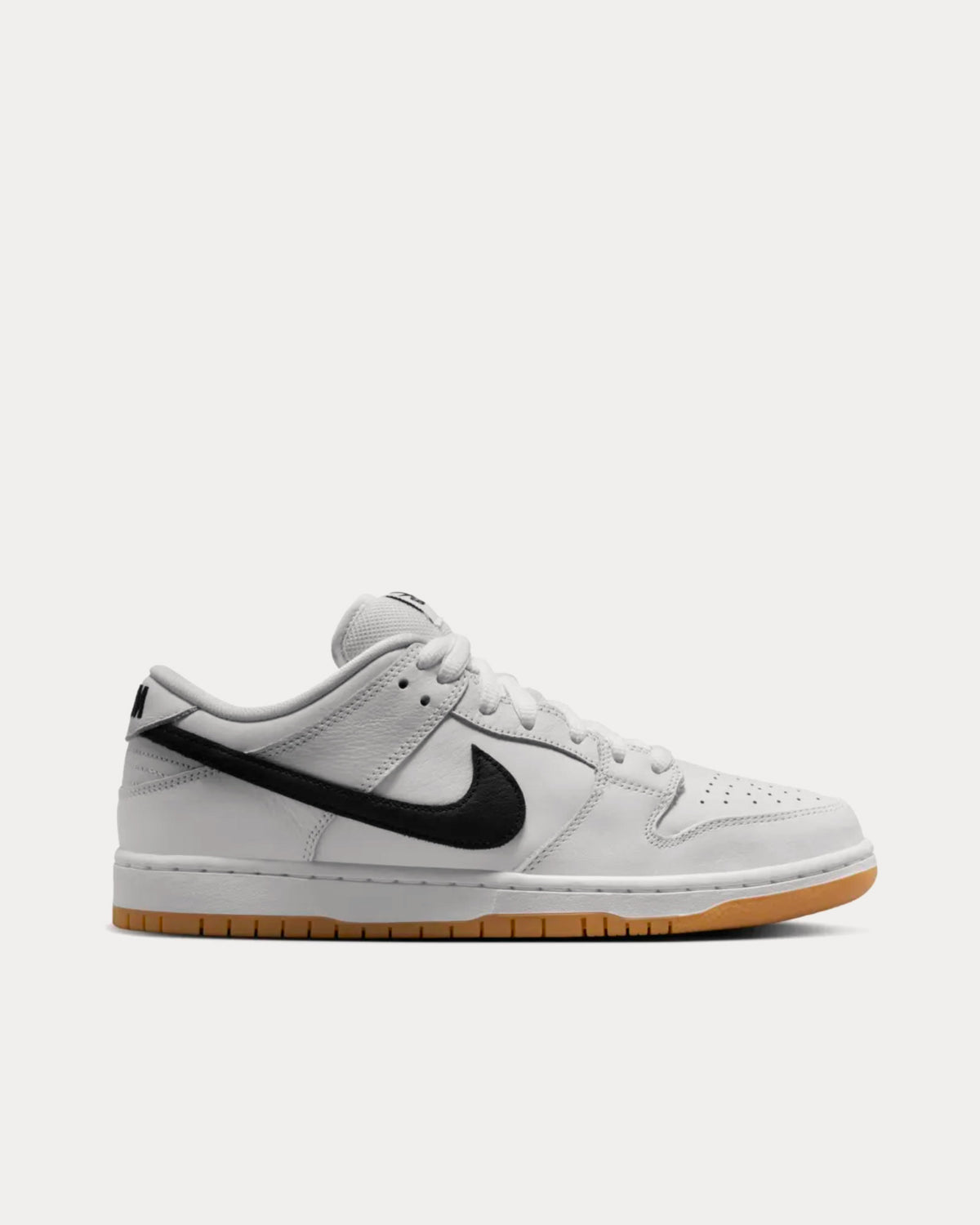 Nike SB Dunk Low White / Gum Light Brown Low Top Sneakers - Sneak in Peace