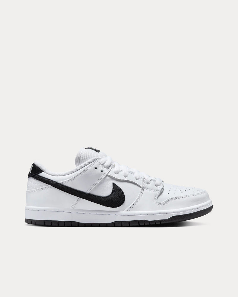 Nike SB Dunk Low Pro White / Black Low Top Sneakers - 1