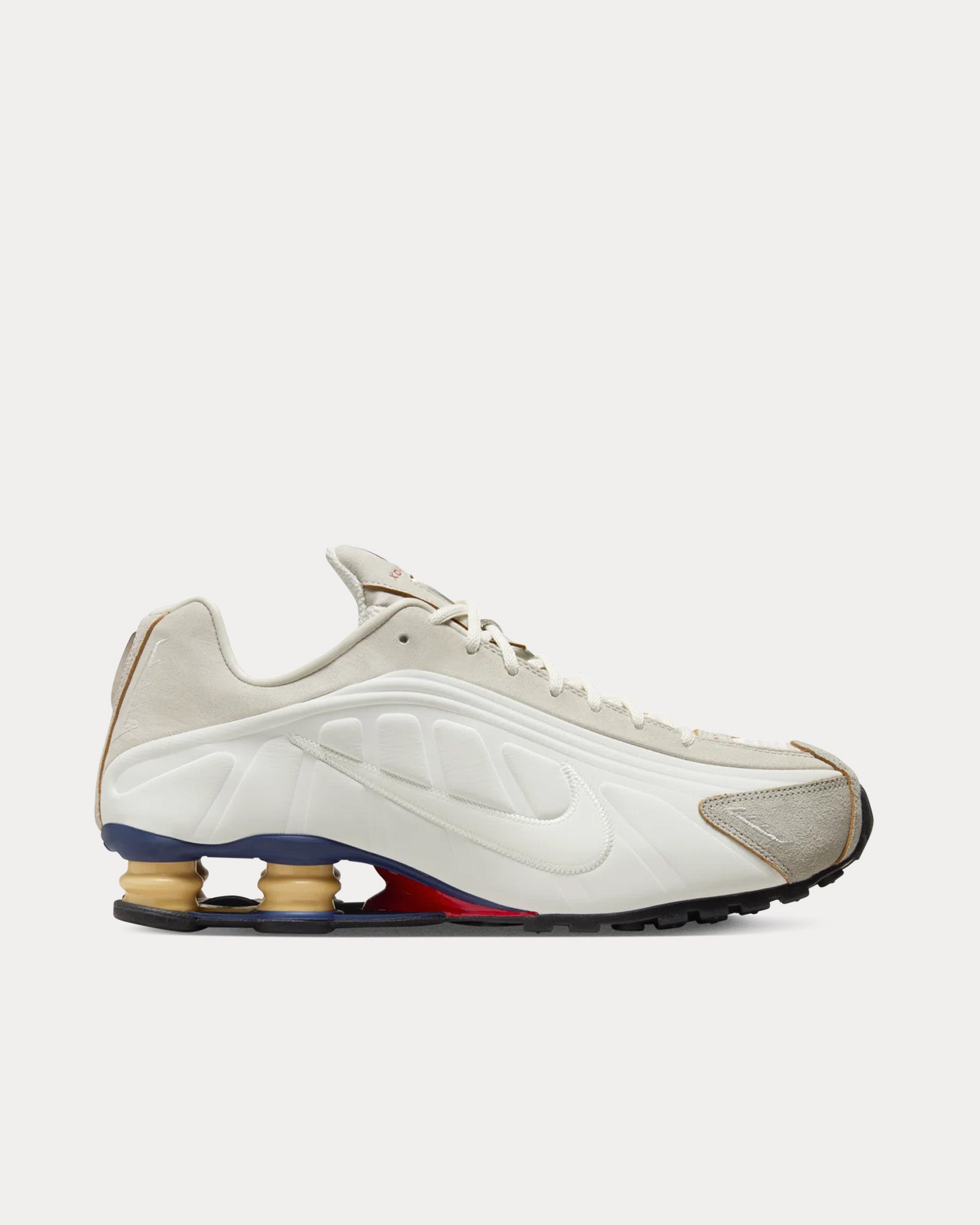 Nike Shox R4 Premium Light Iron Ore Phantom Low Top Sneakers Sneak in Peace