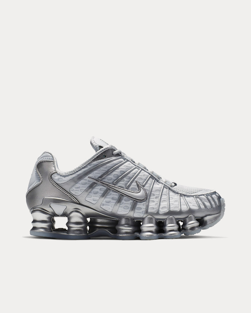 Nike Shox TL Pure Platinum / Chrome Low Top Sneakers - 1