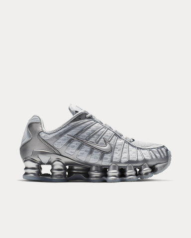 Nike Shox TL Pure Platinum / Chrome Low Top Sneakers