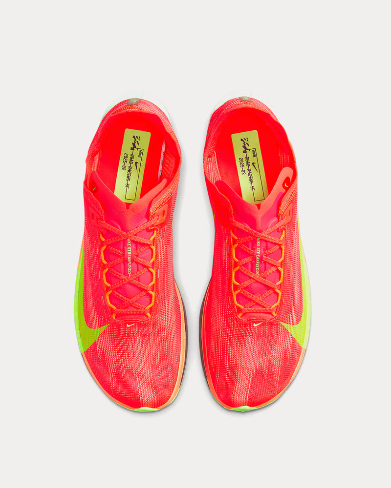 Nike Streakfly 2 Bright Crimson / Hyper Orange / Gridiron / Lime Blast Running Shoes - 2