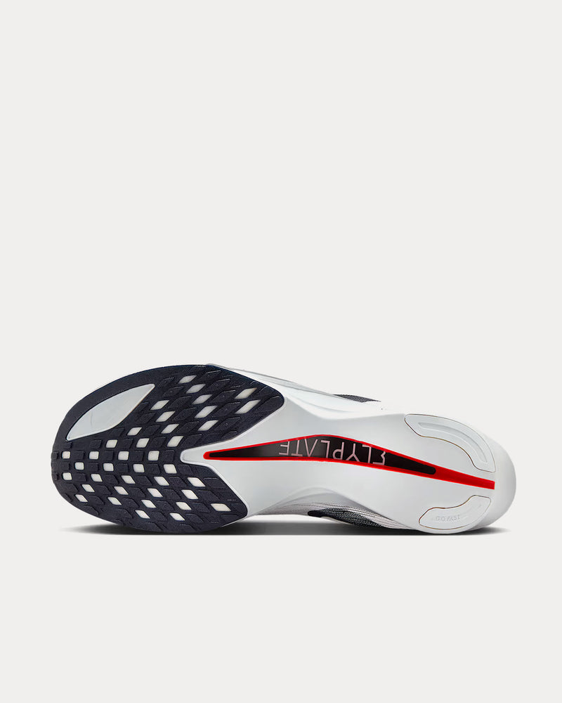 Nike Streakfly 2 White / Obsidian Mist / Pure Platinum / Gridiron Running Shoes - 5