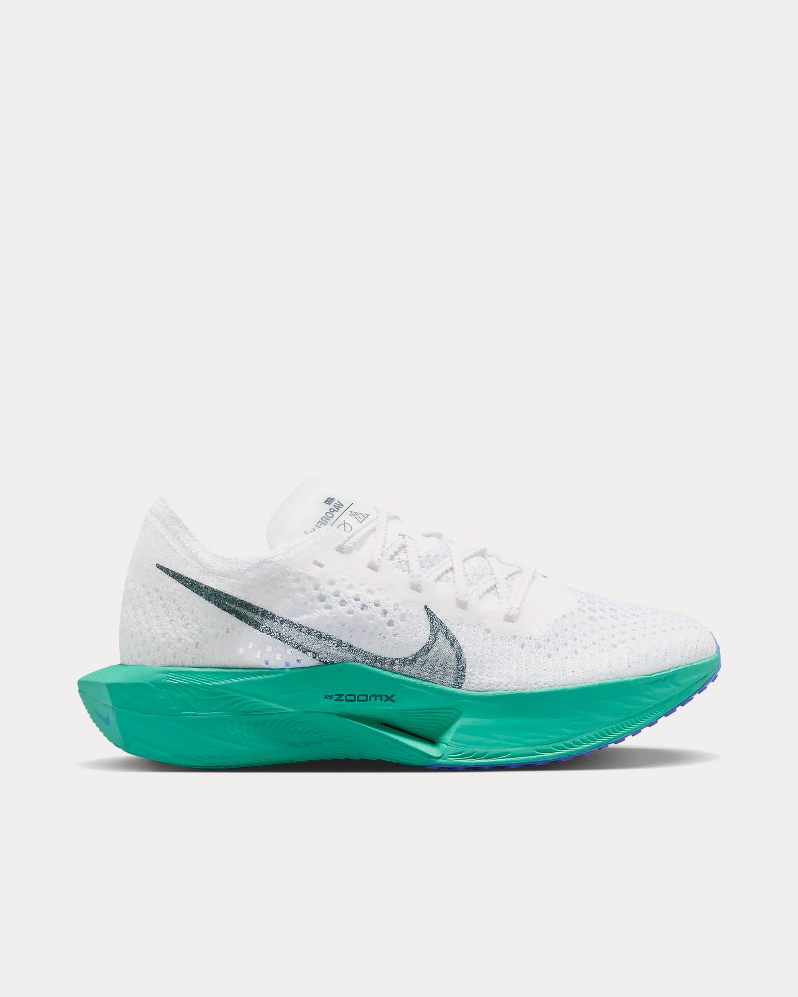 Nike Vaporfly 3 White / Jade Ice / Clear Jade / Deep Jungle Running Shoes - 1