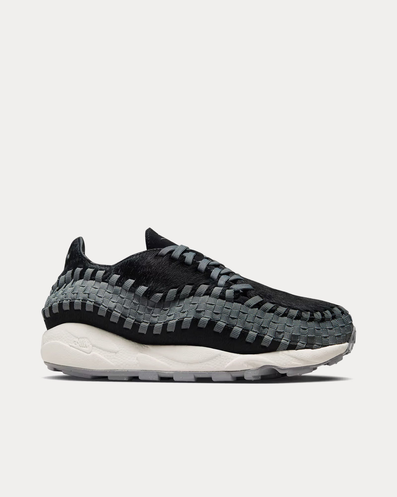 Nike Air Footscape Woven Black / Smoke Grey Low Top Sneakers - 1