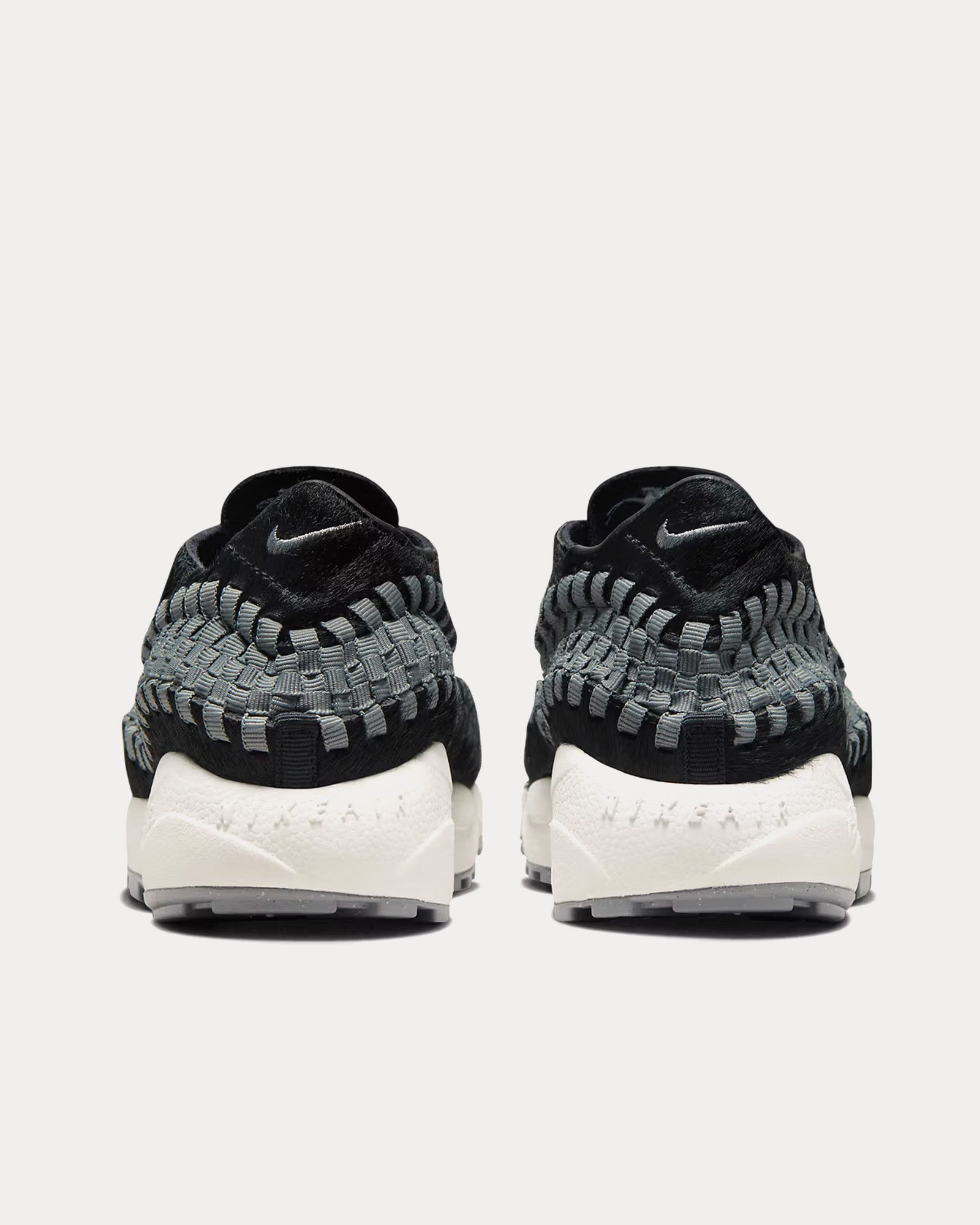 Nike Air Footscape Woven Black / Smoke Grey Low Top Sneakers - 3