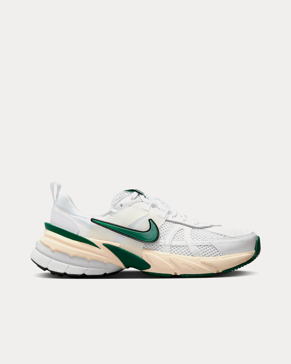 Nike V2K Run Summit White / Green Low Top Sneakers - Sneak in Peace