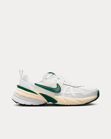 Nike V2K Run Summit White / Green Low Top Sneakers