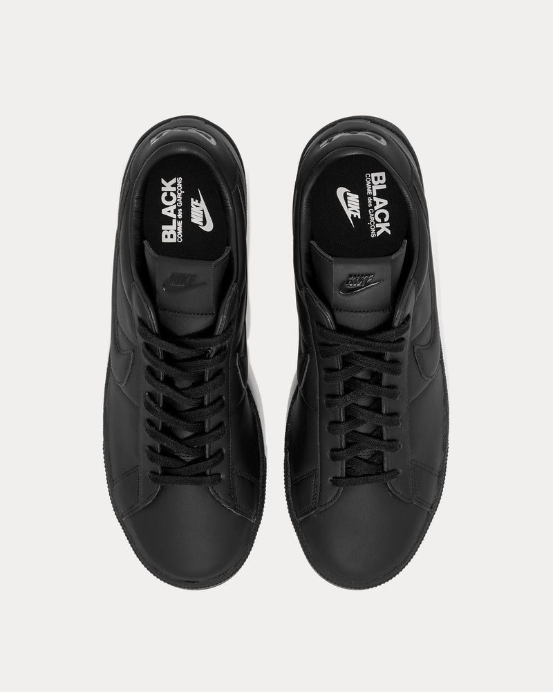 Nike x Comme des Garçons Tennis Classic SP Black Low Top Sneakers - 2