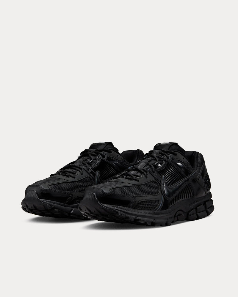 Nike x Dover Street Market Zoom Vomero 5 Triple Black Low Top Sneakers - 3