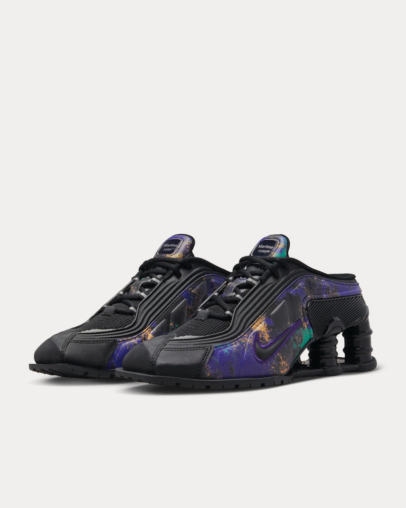 Nike x Martine Rose Shox MR4 Black Multi Low Top Sneakers - 3