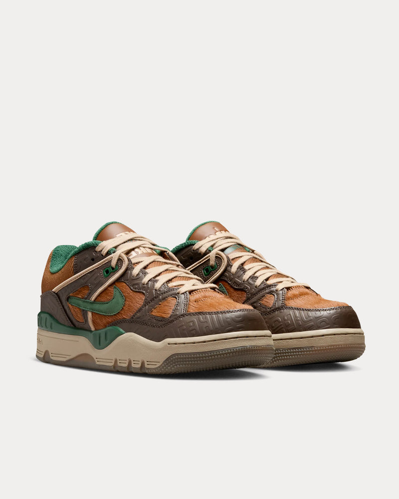 Nike x Nigo Air Force 3 Baroque Brown / Pecan Low Top Sneakers - 3