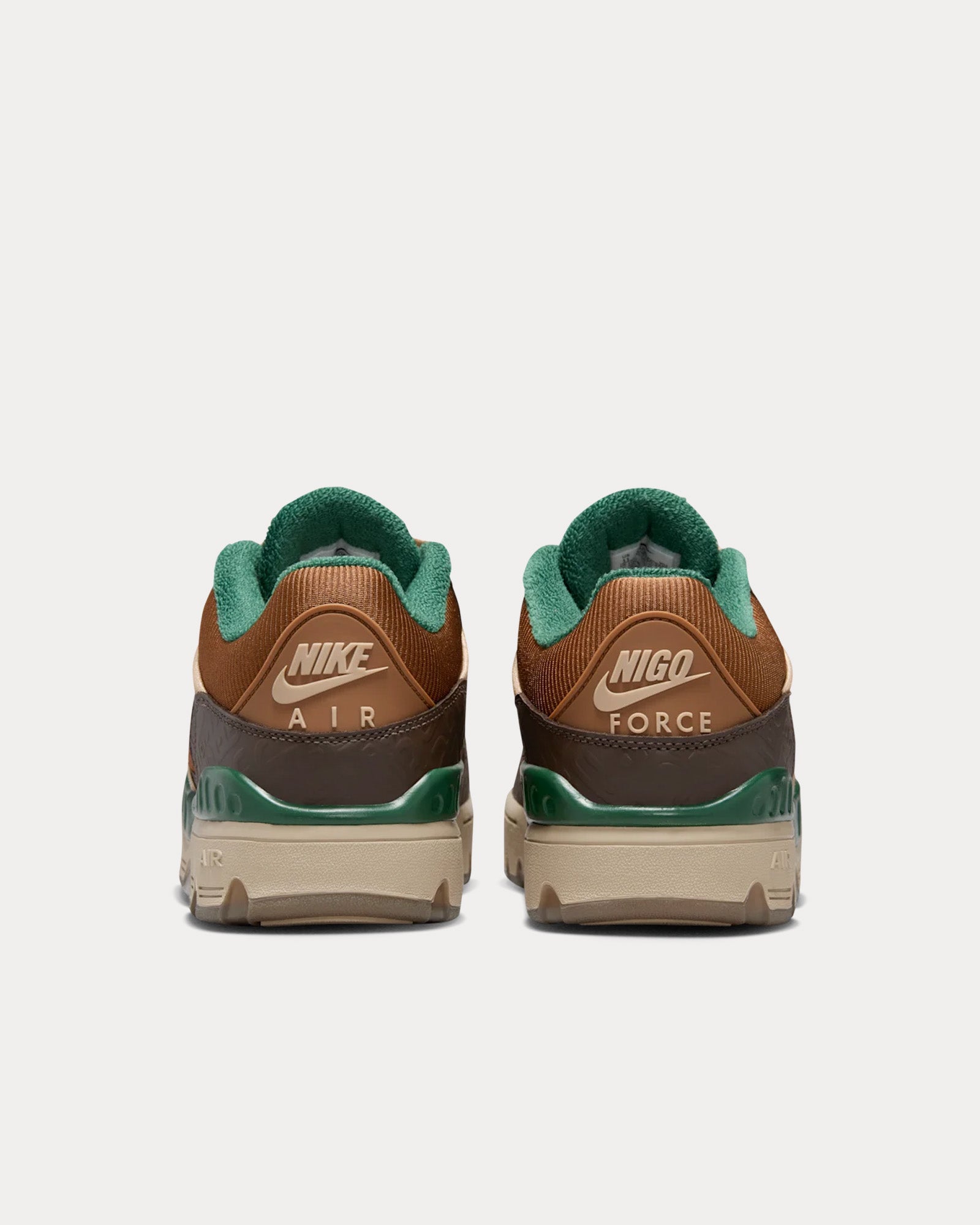 Nike x Nigo Air Force 3 Baroque Brown / Pecan Low Top Sneakers - 4