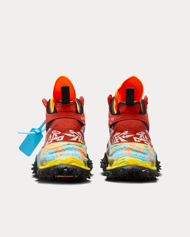 Nike x Off-White Terra Forma Mantra Orange Mid Top Sneakers - 3