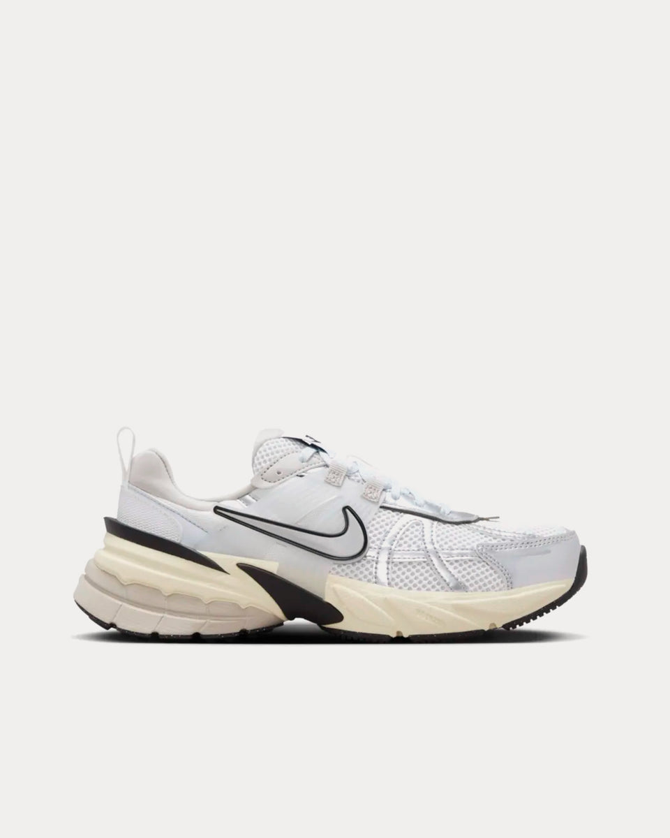 Nike V2K Run Summit White / Metallic Silver Low Top Sneakers - Sneak in ...