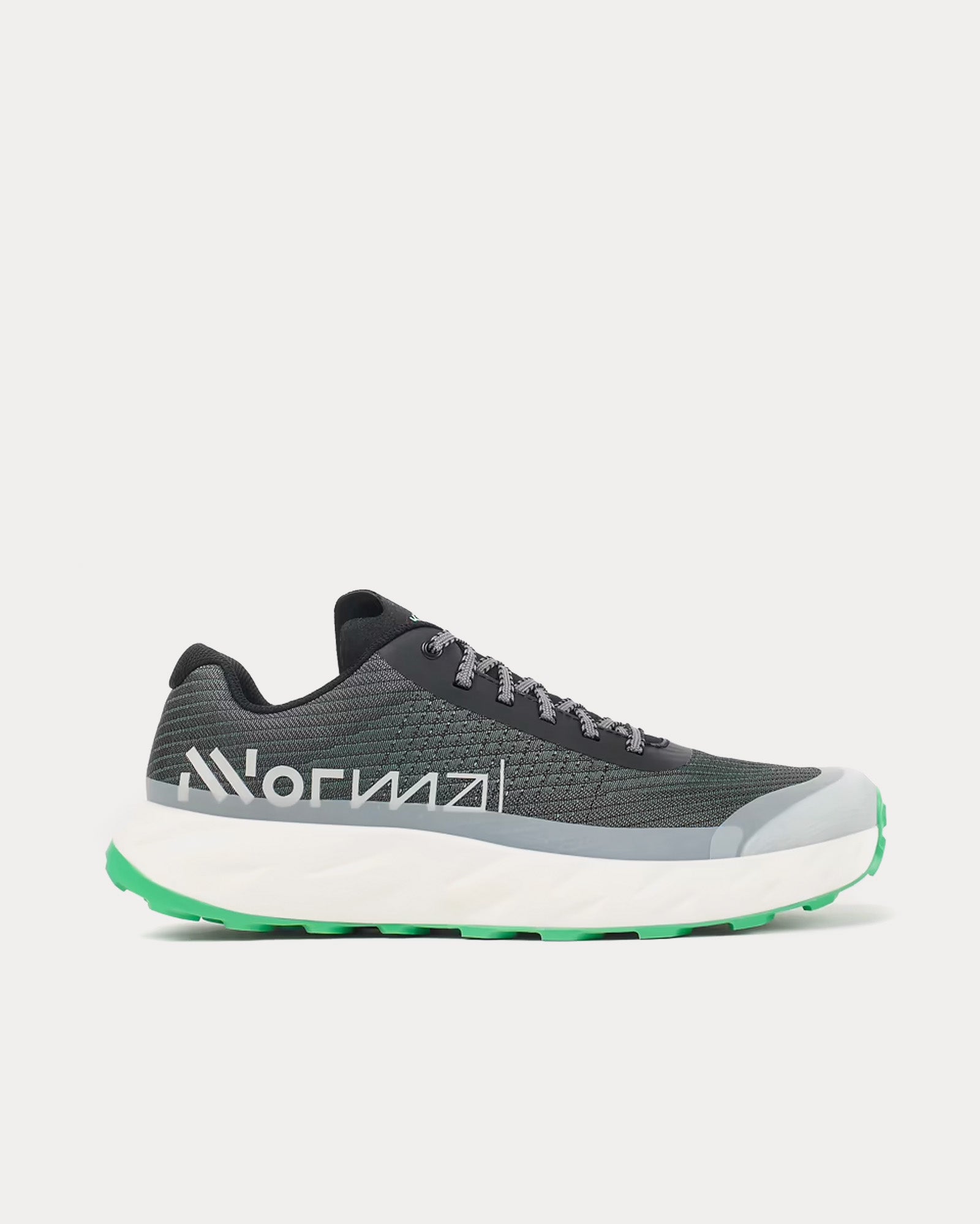 NNormal Kjerag Grey / Green Running Shoes - 1