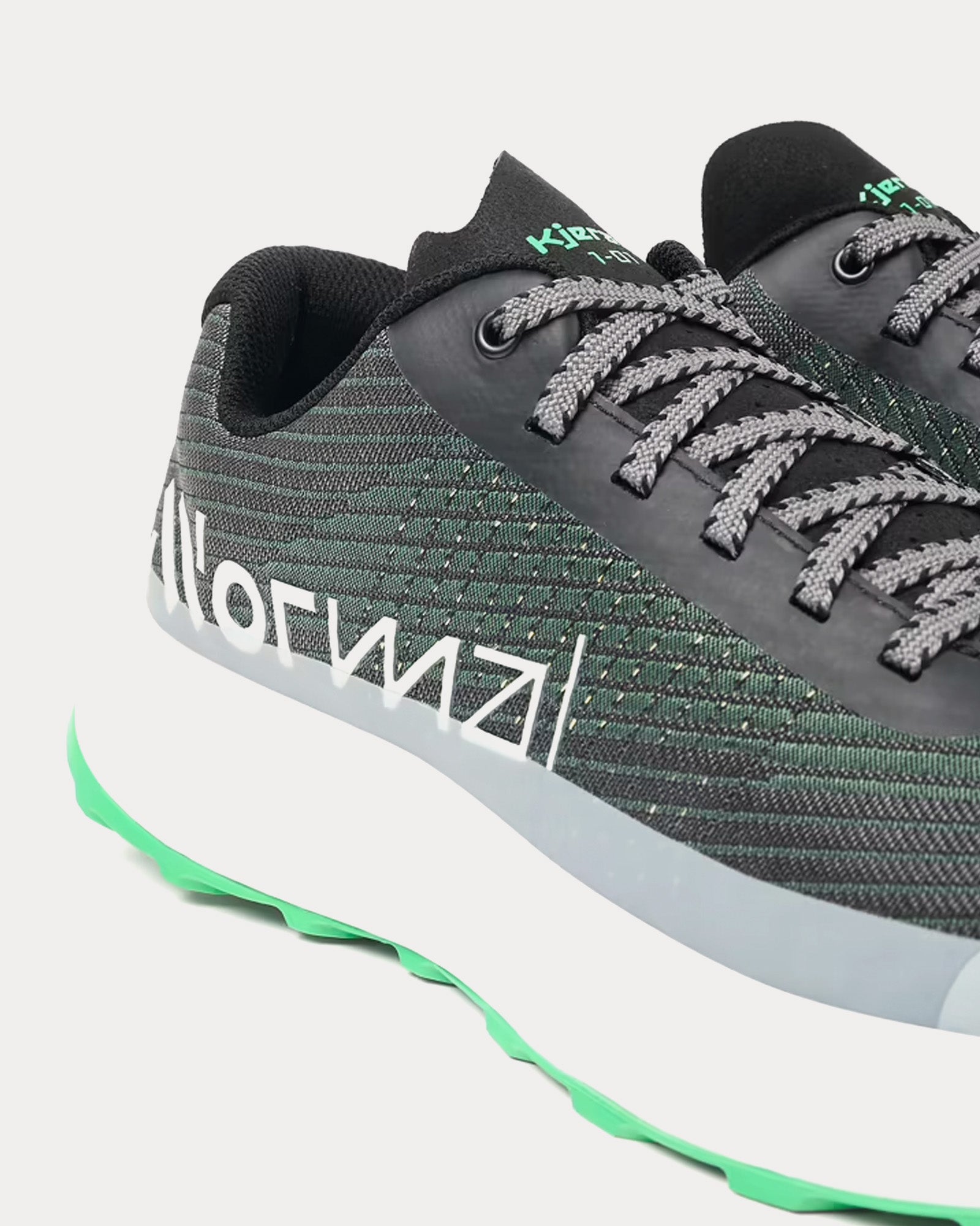 NNormal Kjerag Grey / Green Running Shoes - 4