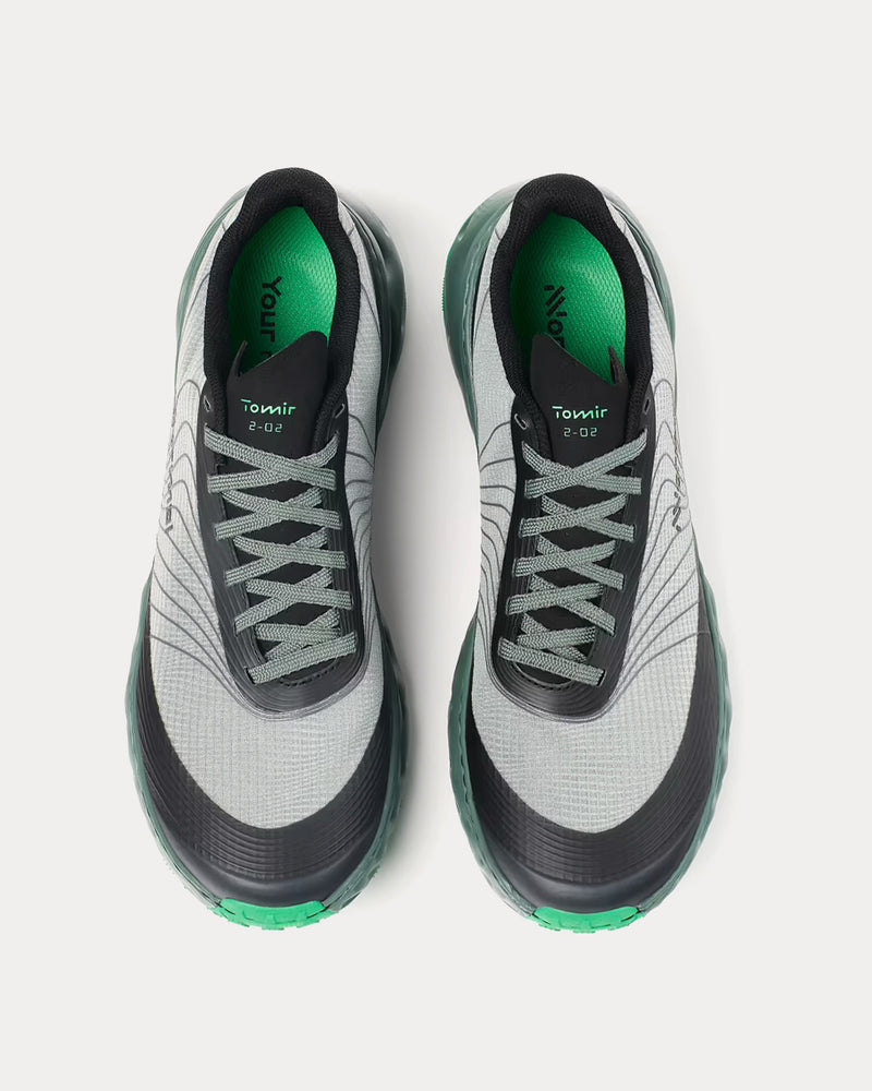 NNormal Tomir 2.0 Grey / Green Running Shoes - 2