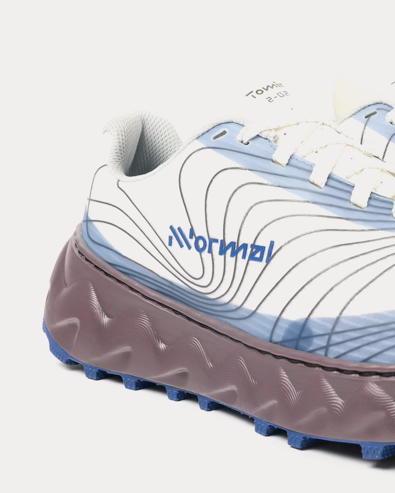 NNormal Tomir 2.0 White / Blue Running Shoes - 3