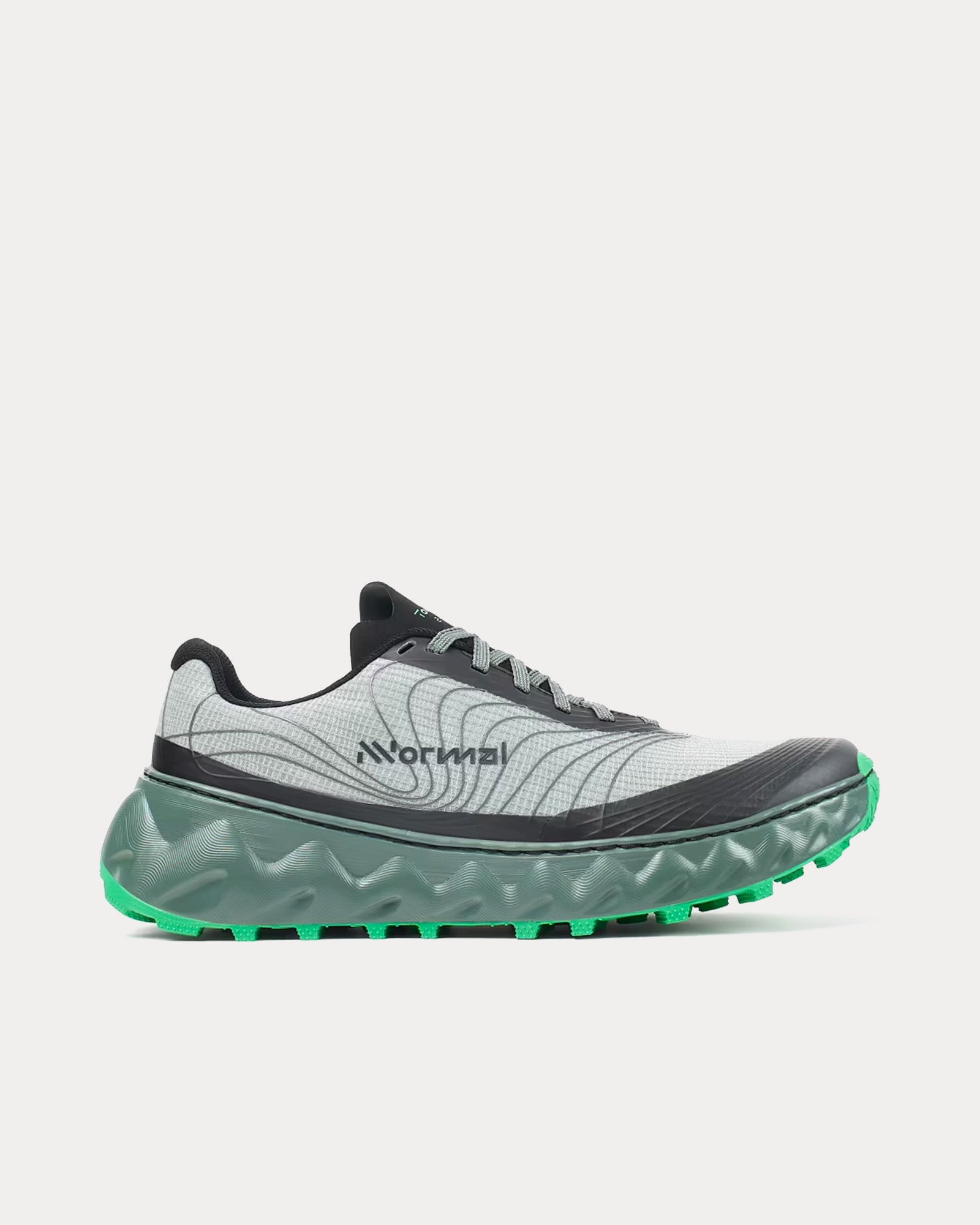 NNormal Tomir 2.0 Grey / Green Running Shoes - 1