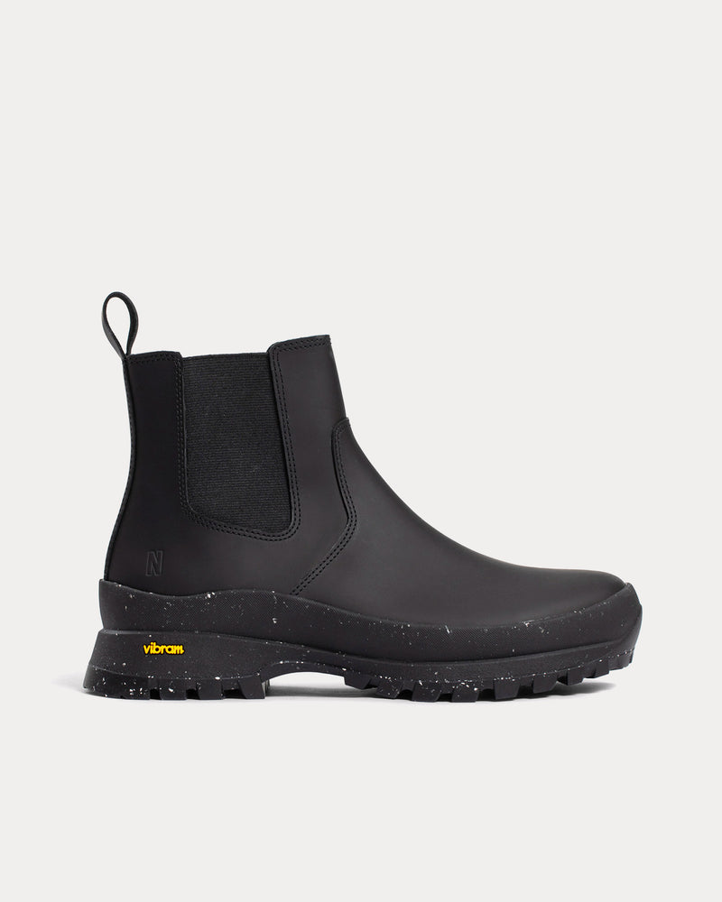 Norse Projects Chelsea Black Boots - 1