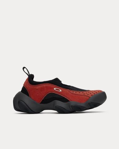 Oakley Factory Team Flesh Lava / Black Slip On Sneakers