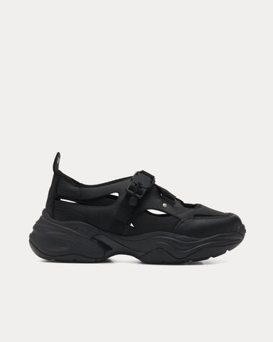 OAO The Curve Aero Black Slip On Sneakers