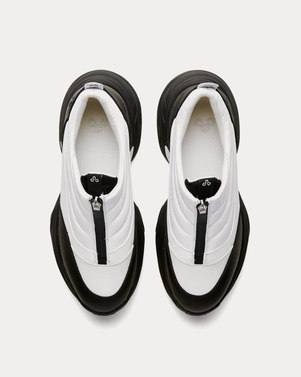 OAO Fountain White / Black Slip On Sneakers - Sneak in Peace