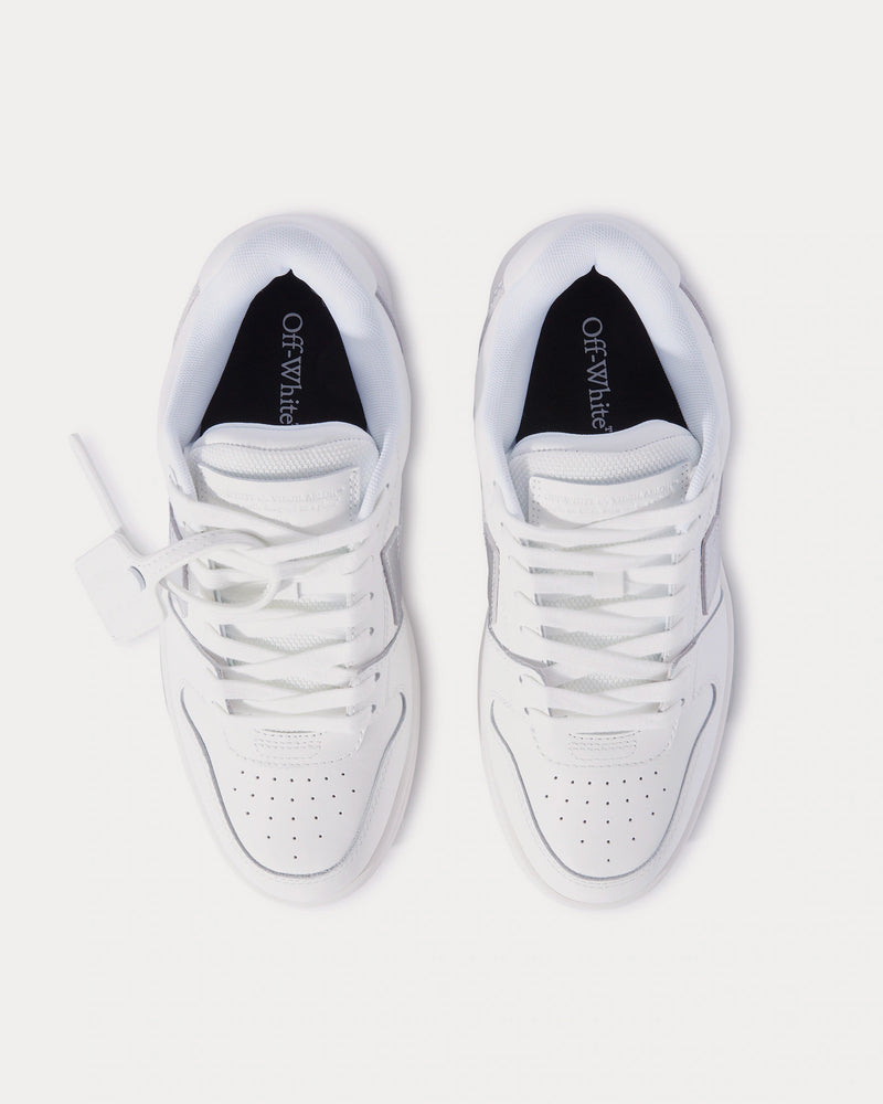 Off-White Out Of Office Calf Leather White / Gold Low Top Sneakers - 2