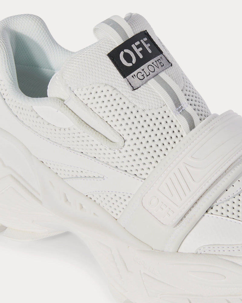 Off-White Glove Leather White Slip On Sneakers - 5