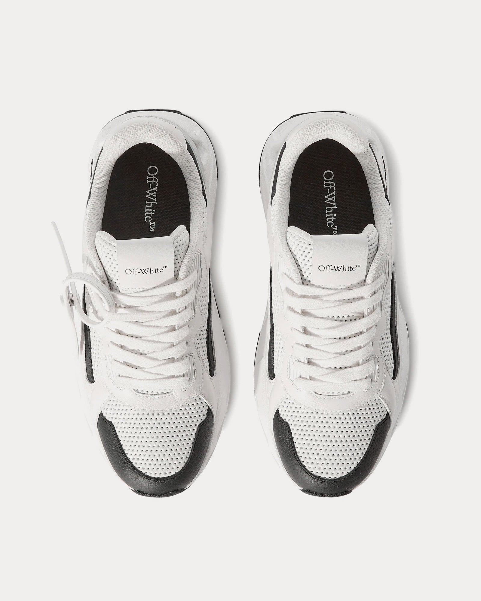 Off-White Kick Off White / Black Low Top Sneakers - 2