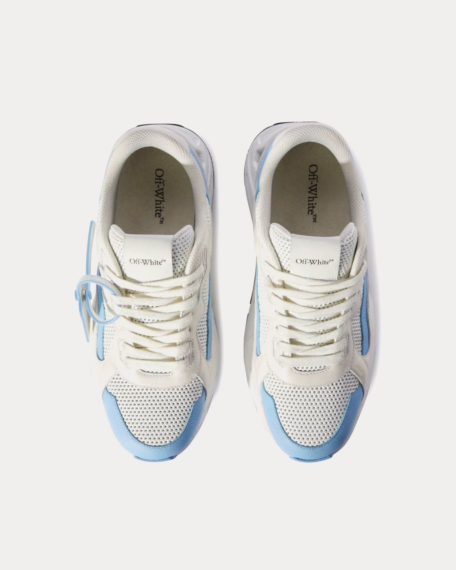 Off-White Kick Off White / Blue Low Top Sneakers - 2