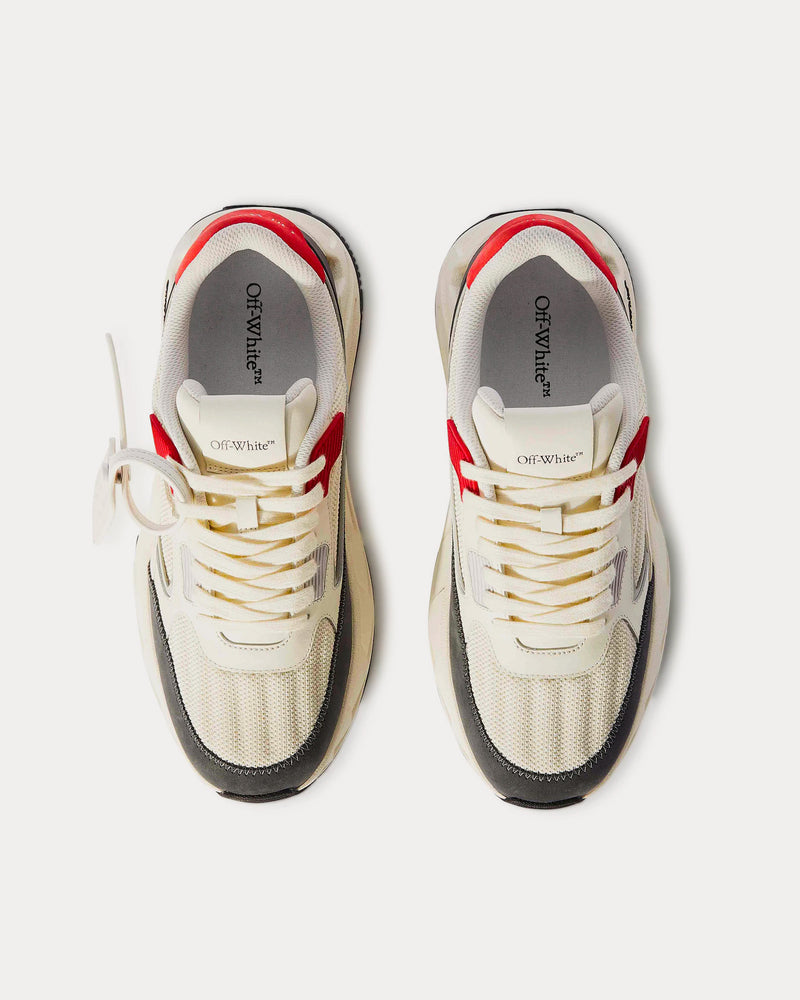 Off-White Kick Off White / Grey / Red Low Top Sneakers - 2