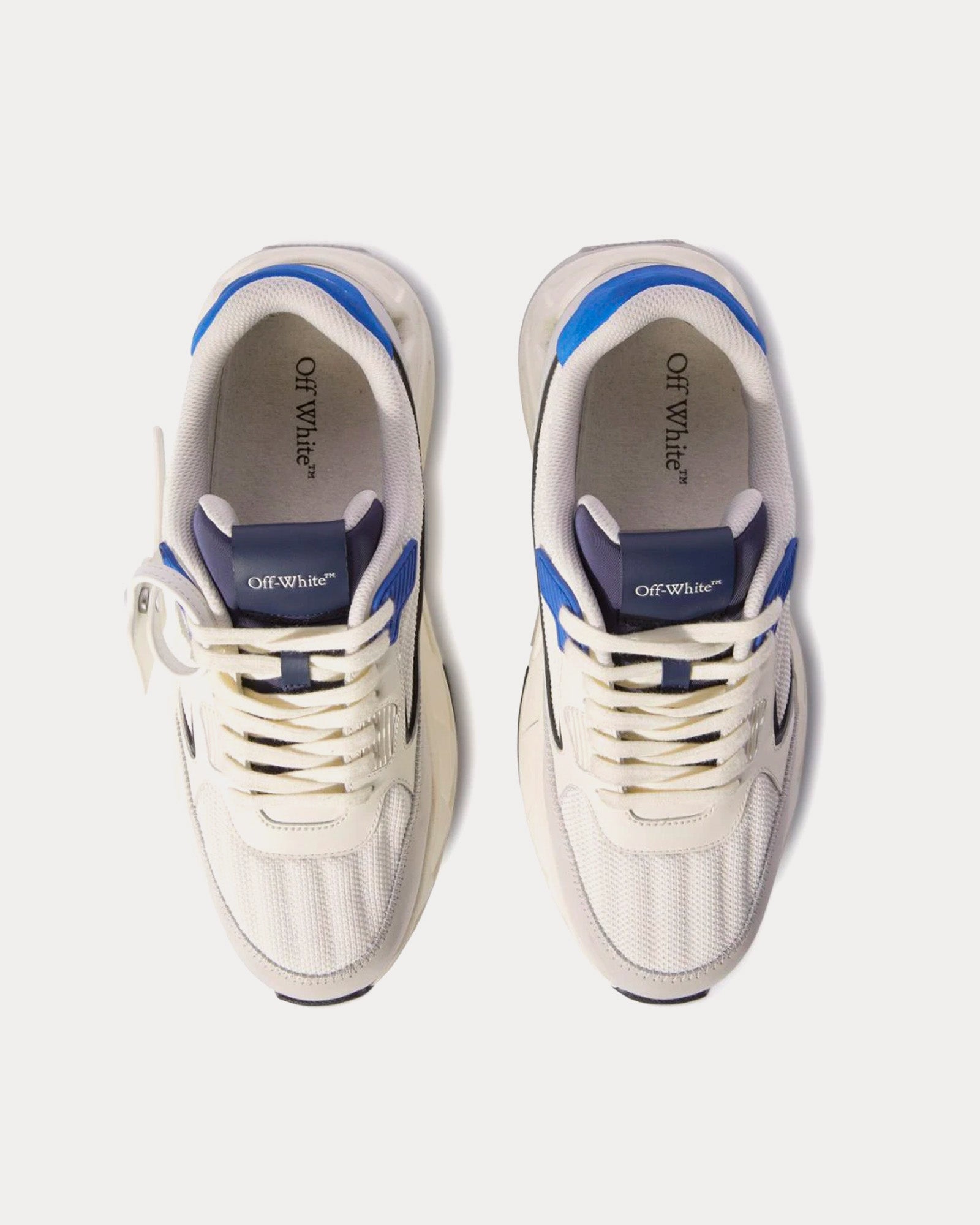 Off-White Kick Off White / Blue Low Top Sneakers - 2