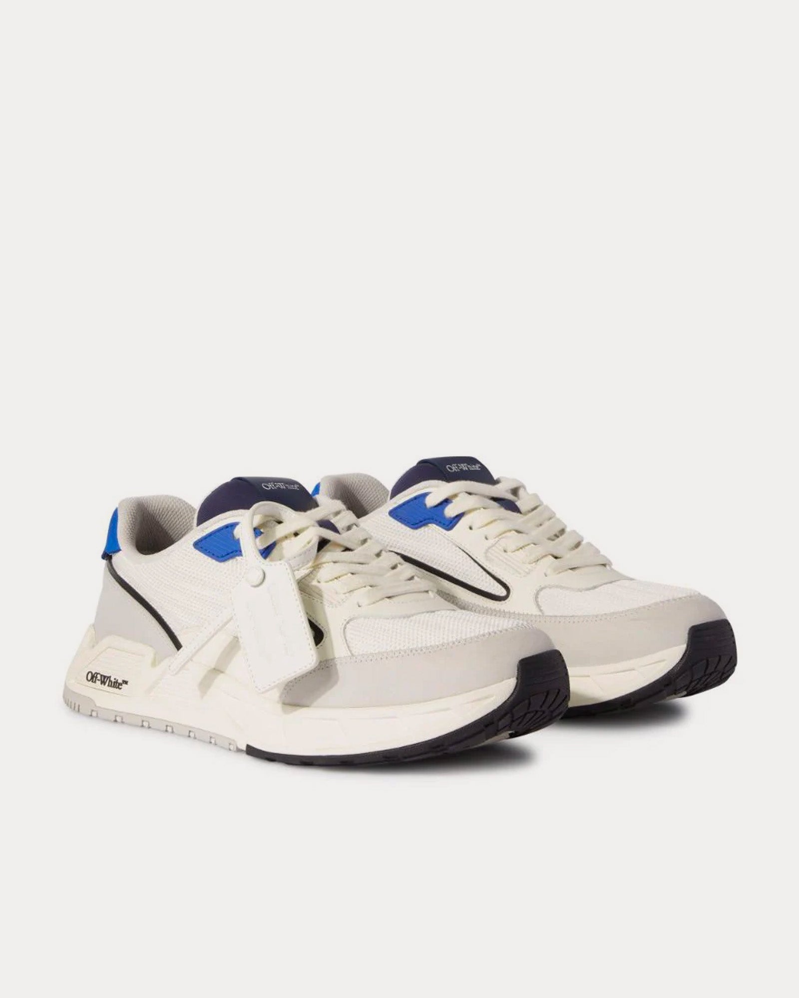 Off-White Kick Off White / Blue Low Top Sneakers - 3