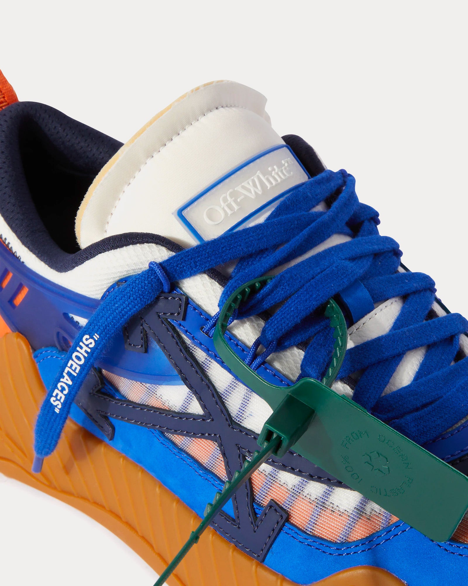 Off-White Odsy 1000 Blue / Brown / White Low Top Sneakers - 5