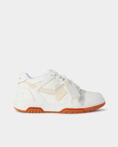 Off-White Out Of Office Calf Leather White / Beige Low Top Sneakers