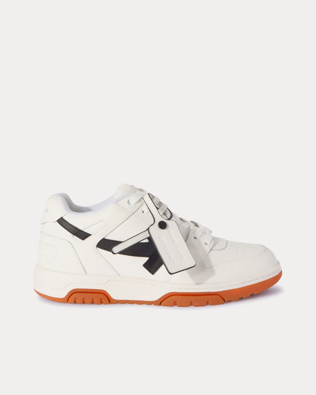 Off-White Out Of Office Calf Leather White / Black Low Top Sneakers - 1