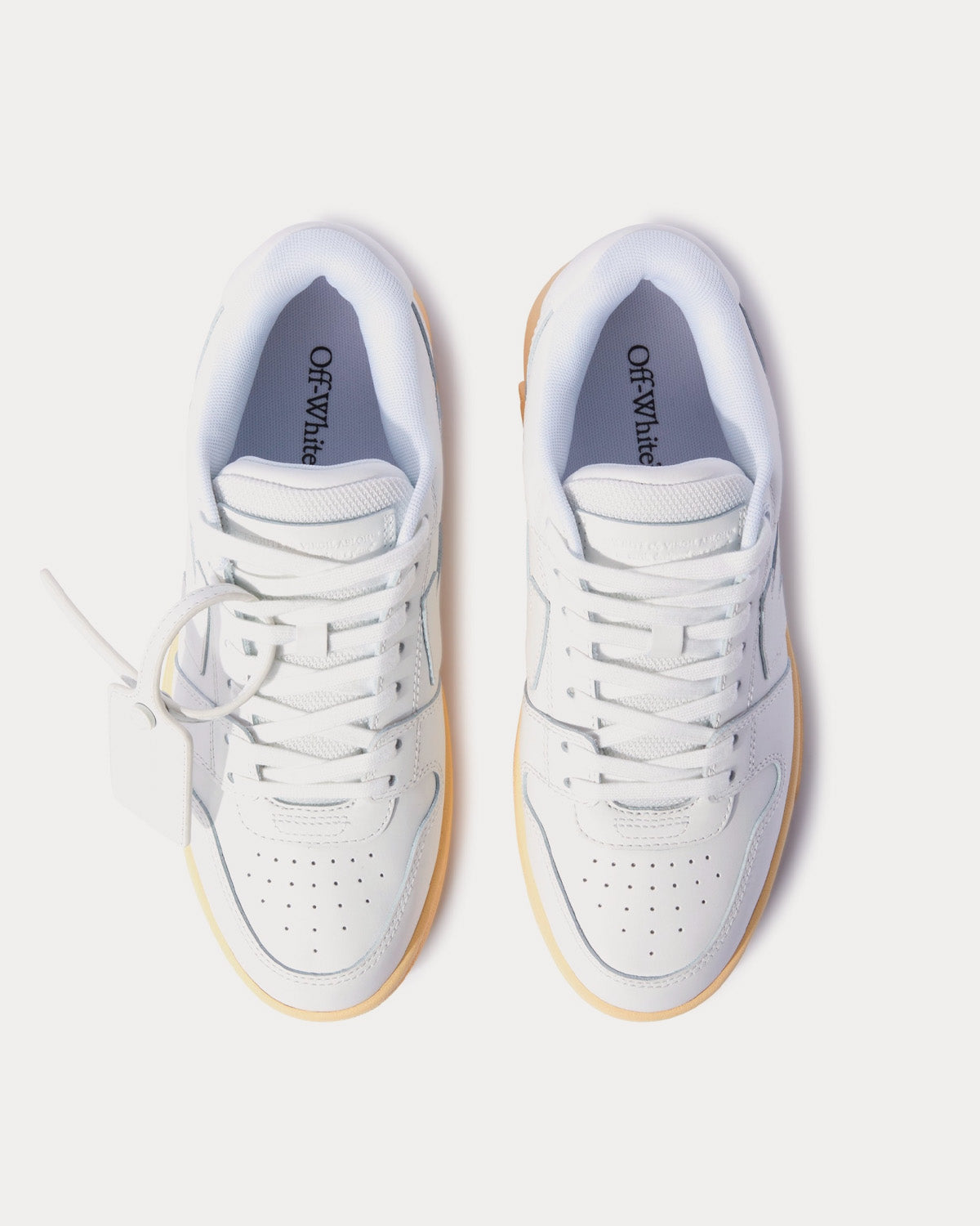 Off-White Out Of Office Calf Leather White Low Top Sneakers - 2