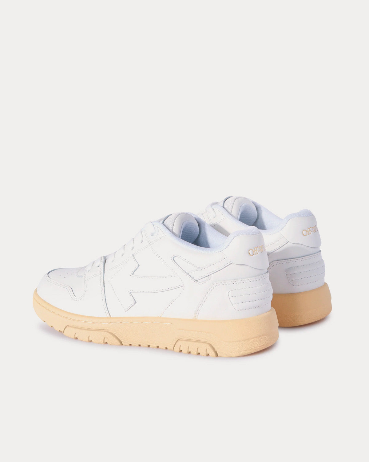 Off-White Out Of Office Calf Leather White Low Top Sneakers - 4