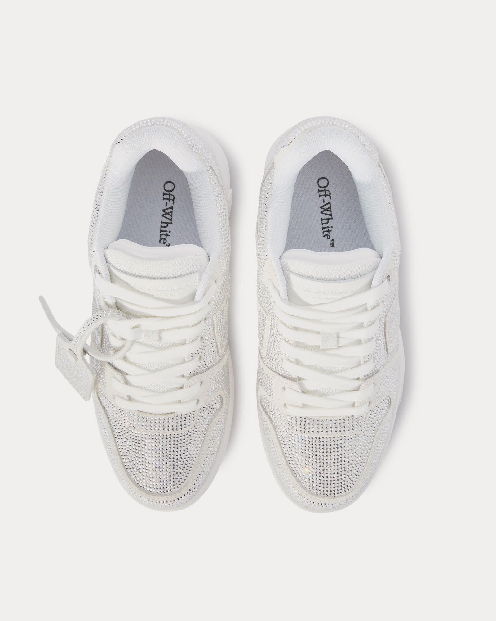 Off-White Out Of Office Strass White / White Low Top Sneakers - 2